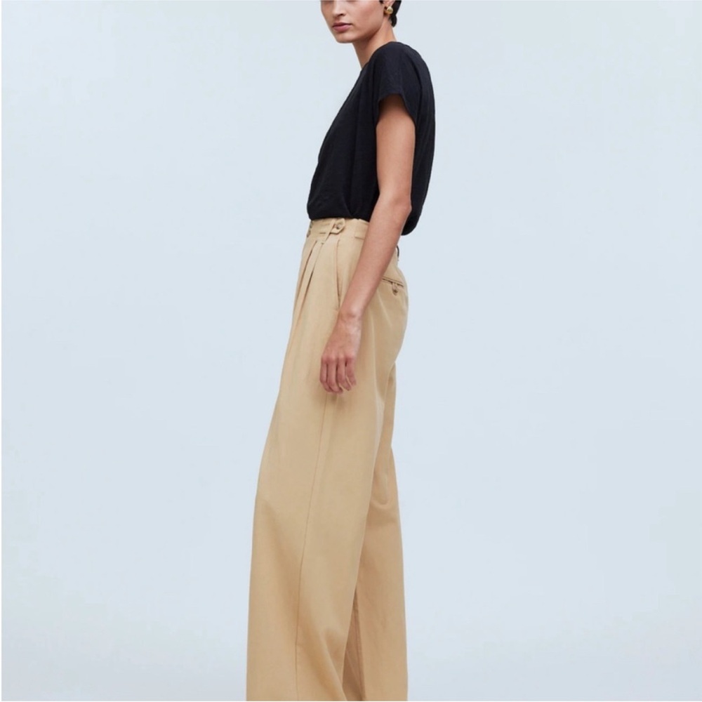 NWT MADEWELL HARLOW SZ 10 seed khaki
